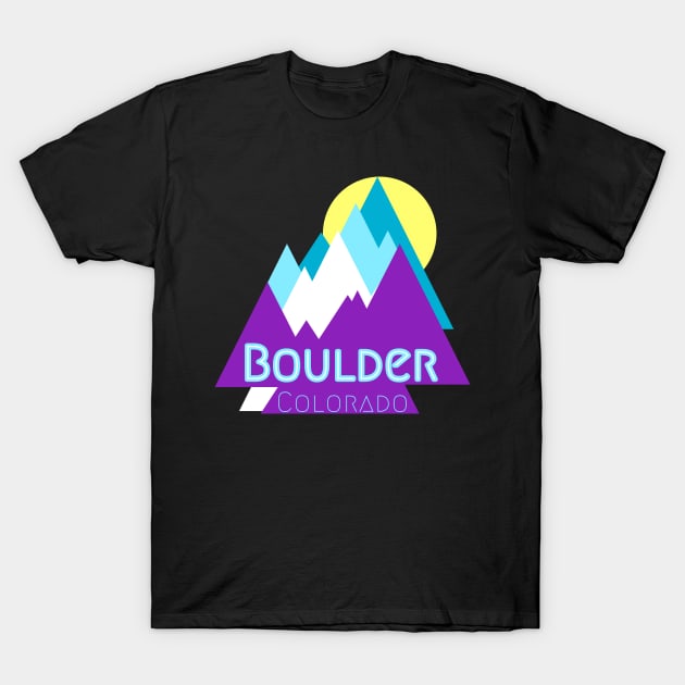 Boulder Colorado Love T-Shirt by cricky